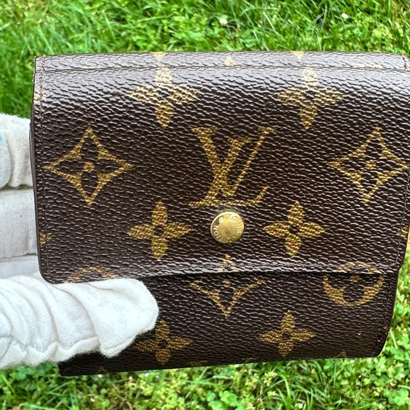 Louis Vuitton Handbags - Louis Vuitton Compact Double Snap Monogram Canvas Wallet SP1926